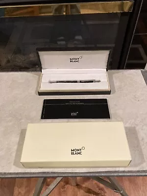 Montblanc Chrome & Black Finish Meisterstuck Ballpoint Pen  • $100