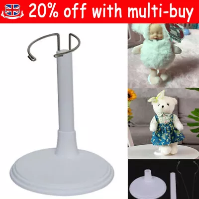 Metal Doll Toys Stand Display Holder Adjustable Model Support Frame 14-20cm UK • £3.93