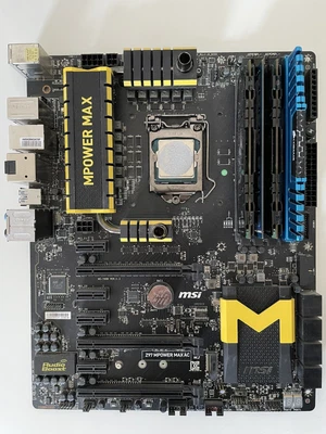 £150 • Buy MSI Z97 MPOWER MAX + Intel I5-4670K + 16GB RAM BUNDLE