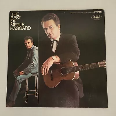 MERLE HAGGARD The Best Of 12  Vinyl LP Capitol Records 1968 Outlaw Country  • $14