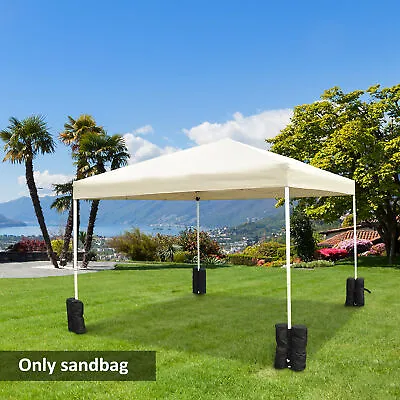 Gazebo Weight Sand Bag Bags Leg Weights Marquee Tent Canopy Set Of 4 New • £20.99