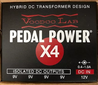 Voodoo Labs Pedal Power X4 • $119.99