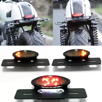 Motorcycle LED Brake Tail Light Turn Signal Indicators For Cafe Racer Bobber ATV • $24.11