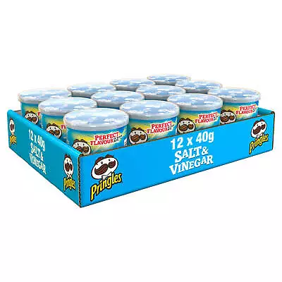 £12.99 • Buy Pringles Pop & Go Travel Box  12 X 40g Salt & Vinegar Flavour 