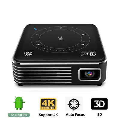 Mini Projector P11 Smart Pocket Mobile 3D Android 9.0 4K DLP Bluetooth 5.0 Home • $259.99