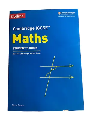 Cambridge IGCSE (TM) Maths Student's Book By Chris Pearce 9780008257798 • £7.99
