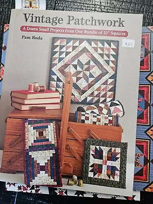 Vintage Patchwork Quilt Pattern Idea Book By Pam Buda • $0.99