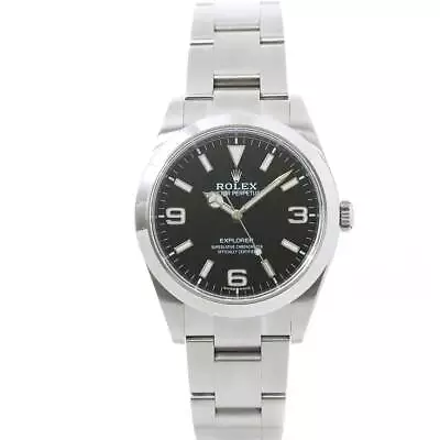 ROLEX Explorer I 214270 Serial Random Automatic Black Dial Mens 90187919 • $12309.78