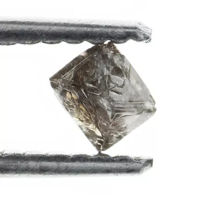 Octahedron Loose Natural Light Brown 4.89X4.73X3.43MM 0.49 Carat Rough Diamond • $29