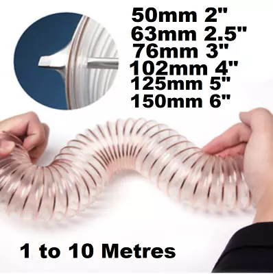 £200.56 • Buy PU Flexible Ducting Hose Ventilation,Woodworking, Fume & Dust Extraction 1 - 10m