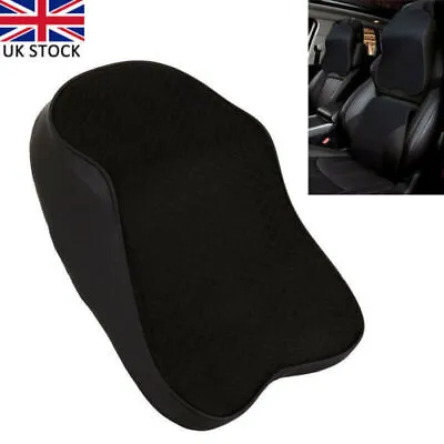 Car Seat Headrest Pillow Memory Foam Breathable Neck Support Cushion Pad Soft • £7.55