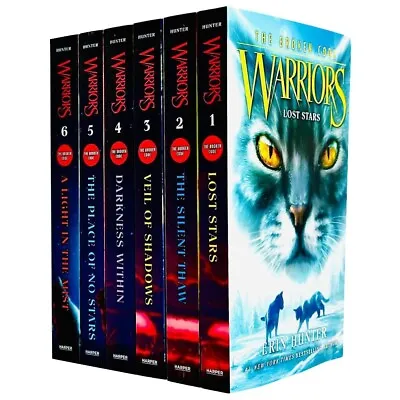 Warriors Cats: Series 7 The Broken Code By Erin Hunter 6 Books -Age 8-12 -PB • £19.95