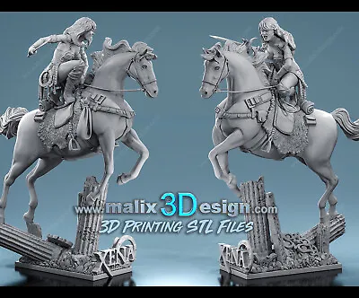 £9.99 • Buy Xena Statue Miniature Action Figure Model 3D Resin Print