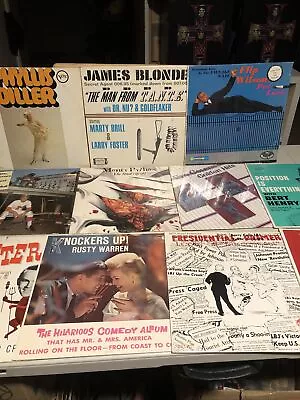 Comedy Vinyl LP Records Lot Of (11) FLIP DILLER PYTHON SHERMAN RUSTY HENRY MULL • $19.99
