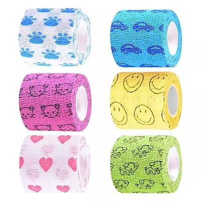 6 Rolls HypaBand Roll Plaster Extra Sticky Elastic Fabric Strapping 2.5cm X 4.5. • £8.99
