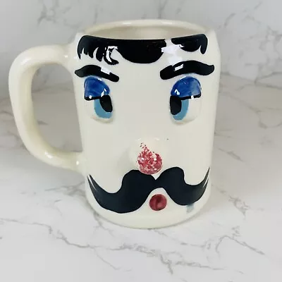 Vintage Pfaltzgraff Muggsy “Cockeyed Charlie” Collectible Ceramic Mug 1950’s • $24.95