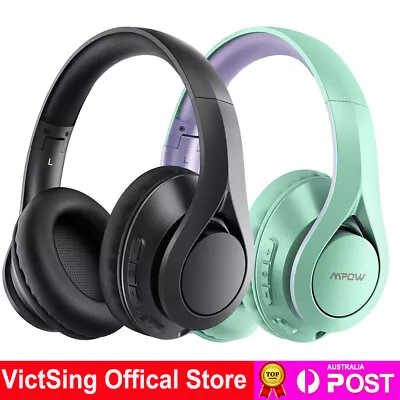$26.49 • Buy Noise Cancelling Headphones Wireless Bluetooth Headset HiFi Stereo Earphones Mic