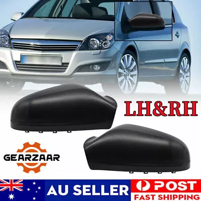 Right + Left Driver Side Mirror Cover Cap Housing For Holden Astra (ah) 2005-09 • $31.99