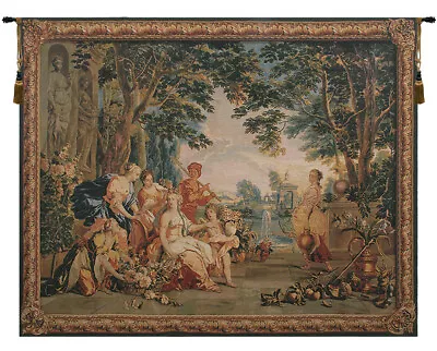 Triumph Of Flora Belgian Wall Art Tapestry • $1800