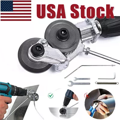 Electric Drill Shears Plate Cutter Attachment Metal Sheet Cutter Nibbler Saw • $9.49