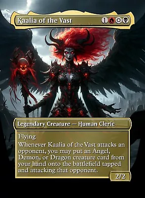 Kaalia Of The Vast - High Quality Custom Altered Art Card • $3.99