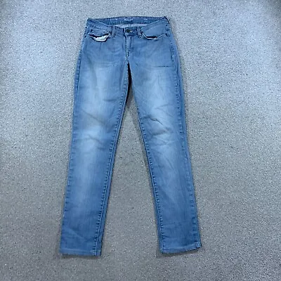 LEVI'S Demi Curve Jeans Womens (28 Inch Waist) (30 Inch Leg) Skinny Fit Blue • £12.99