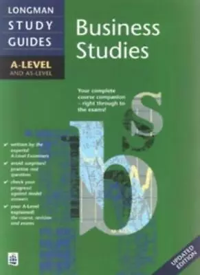 Business Studies ('A' LEVEL STUDY GUIDES)-Martin Buckley Barry Brindley Malco • £3.45