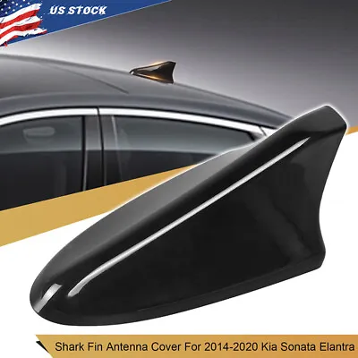 Fit For 2012 -2017 2014  Hyundai Veloster EB Shark Fin Roof Antenna  Ebony Black • $21.99