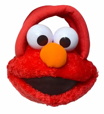Rare Elmo Plush Purse Bag Tote Knapsack Jim Henson Sesame Street Zips Handles • $25