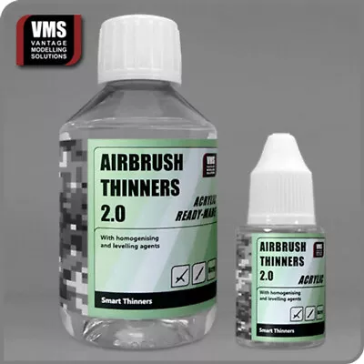 VMS #TH01-50 Airbrush Thinner 2.0 Acrylic Ready-Made Solution 30ml • $5.99