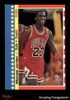 1987-88 Fleer Stickers #2 Michael Jordan BULLS • $0.99