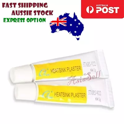 2pcs 5g Tube Thermal Conductive Heatsink Plaster Paste Viscous Compound Glue PC • $10.83