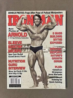 £12.88 • Buy Ironman Bodybuilding Muscle Magazine / Arnold Schwarzenegger / 08-06