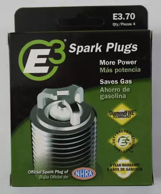 4 Pack E3 Spark Plugs E3.70 Fits Select 2005-2008 Ford Mustang And More - NEW • $19.25