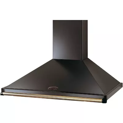 Rangemaster Classic CLAHDC110BB Black / Brass 110cm Chimney Cooker Hood • £479