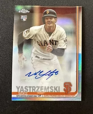 Mike Yastrzemski 2019 Topps Chrome Update #CUA-MY Auto Rookie Refractor Giants • $0.99