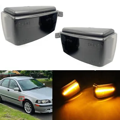 2PC LED Side Marker Lights For Volvo V90 C70 V40 V70 S40 850 240 740 C70 940 S70 • $18.95