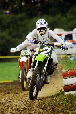 Jeff Ward Motorcycle Cross Country Driver Idol Wall Art Home - POSTER 20x30 • $23.99