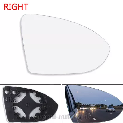 $12.98 • Buy Right Passenger Wing Heated Rearview Mirror Glass For VW Golf MK7 GTi TSi TDi R