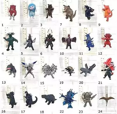 Rare Vintage Ultraman Kaiju Monster Alien Gashapon Figure No 1-24 Bandai Lot 8 • $4.49