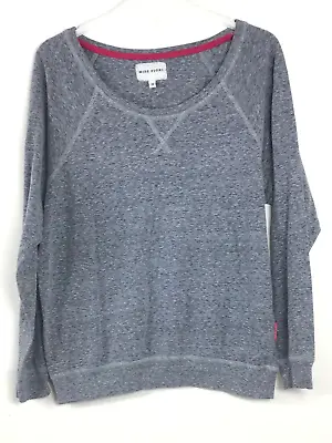 Miss Fiori Grey Long-Sleeve Top UK 14 • £10.75