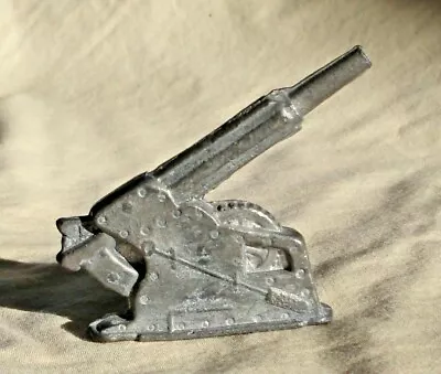 Vintage Metal Lead (?) Military Artillery Gun Stand-up Toy Figure • $5.99