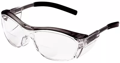 3M 11436 Nuvo BiFocal READERS Safety Glasses Clear Lens +2.5 Protective Eyewear • $18.89