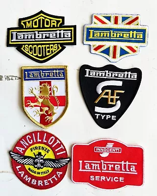 £3.75 • Buy Lambretta Motor Scooters/AF/Ancillotti - Embroidered - Iron Or Sew On