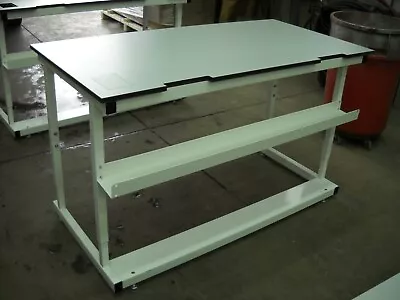 60l  X 30w  X 36 H Adjustable Height Laminate Top Lab Bench/table With Cutouts • $599.99