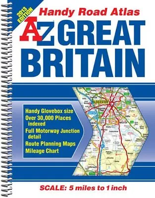 Great Britain Handy Road Atlas (A-Z Road Atlas) By Geographers' A-Z Map Company • £3.49