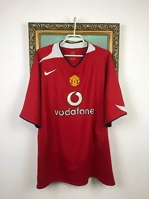 Manchester United Home Football Shirt 2004 Soccer Nike Jersey Size XXL • $65