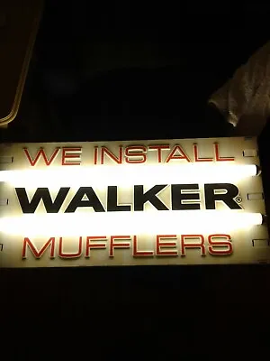 Walker Mufflers Lighted Hanging Sign • $120
