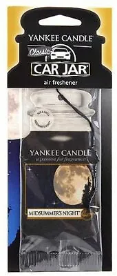 UK Yankee Candle 1020366E Midsummers Night Car Jar Black Item Package Quantit U • £6.85