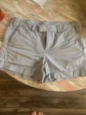 Anthropologie G1 Paper Twill Goods Womens Shorts 4  Inseam Sz 8 Cotton Gray • $15